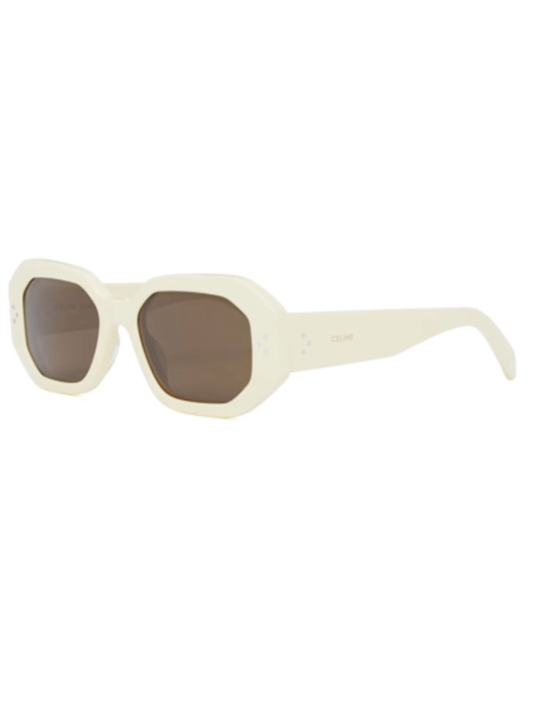 Celine Cl40255i 25e 52 White Sunglasses Cl40255i